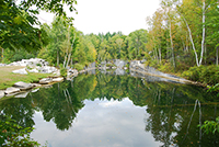Dorset, VT - Marble Quarry - Water and Reflection